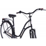 Mestský bicykel 28 Fuzlu Arizona Holand S-3 Čierna